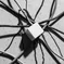 chaotic mess of dark tangled wires